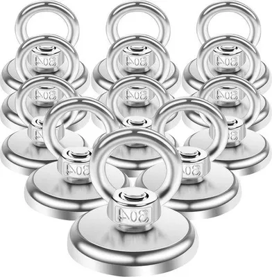 Productafbeelding van Famanu Magneethaken, 36 mm - Krachtige neodymiummagneten met een draagkracht tot 55 kg