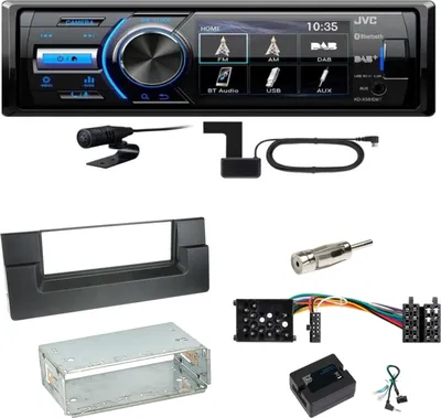 Produktbild von JVC KD-X561DBT Digitalradio Bluetooth USB Einbauset für BMW 5er E39 bis 09/2000