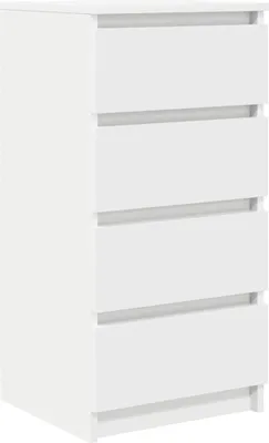 Produktbild von Sideboard Weiß 37,5x35x76 cm Holzwerkstoff