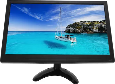 Image de 14 Inch HD External Display 1920x1080 with BNC AV VGA HD Multimedia Interface USB MIC AUX Built in Speaker for RasPi PC TV Game Security Camera EU Plug 100?240V
