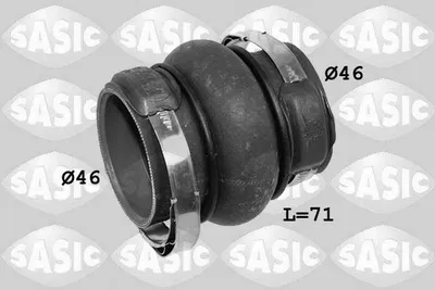 Produktbild von SASIC 3330046 Turbo Ladeluftschlauch passend für PEUGEOT 207 (WA, WC) 207 CC (WD) 207 SW (WK) für CITROËN C3 I Schrägheck (FC, FN)