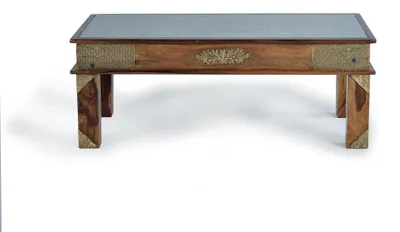 Image de Table basse Bénin en bois de palissandre, 45 cm x 120 cm x 60 cm, Giner y Colomer