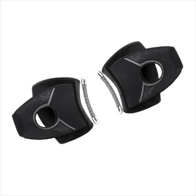 Produktbild von INF Sport Kniebandage mit Federunterstützung für Joggen und Gelenkschutz, 2er-Pack Schwarz