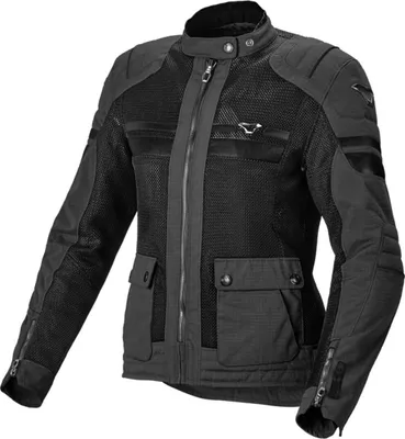 Image de Veste textile pour moto Macna Fluent pour femme, noir, XS