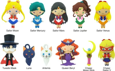 Produktbild von Sailor Moon PVC-Taschenanhänger Series 1 Display (24)
