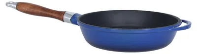 Image de Poêle à frire Lava - 24 cm - 2,0 litres - Fonte - Bleu