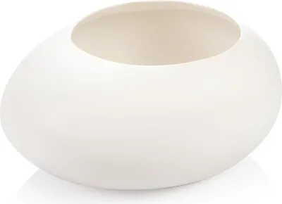 Produktbild von Großer Übertopf FANCY HOME Stones, weiß