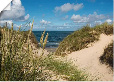 Produktbild von ARTland Poster Strand bei Vesterhav Größe: 70x50 cm