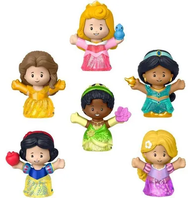 Immagine prodotto di Set di figurine - DISNEY PRINCESSES MATTEL - Principesse - 6 figurine - Collezione