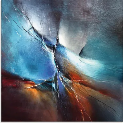 Produktbild von ARTland Glasbild Frühling im Eistobel I Größe: 50x50 cm