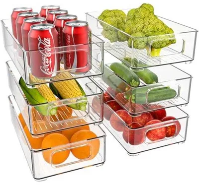 Produktbild von Transparentes Set aus Küchentüten – 6 Küchentüten für Kühlschrank und Schubladen