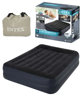 Produktbild von Intex 64124NP, Doppelmatratze, Rechteck, Innen & Außen, Integrierte Luftpumpe