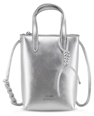 Produktbild von Damen Handtasche aus Kunstleder mit verstellbarem Schulterriemen