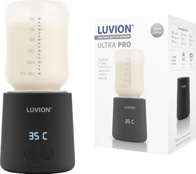 Produktbild von Luvion Ultra Pro Flaschenwärmer – Schwarz | Flaschenwärmer Auto