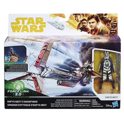 Produktbild von Hasbro E1260 Star Wars Han Solo Enfys Nest Swoop Bike Speeder mit Figur Neu