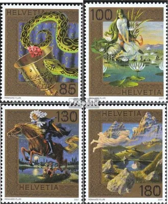 Produktbild von Briefmarken Schweiz 2007 Mi 2002-2005 (kompl.Ausg.) gestempelt Sagen