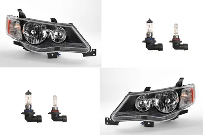 Produktbild von Scheinwerfer passend für Mitsubishi Outlander 11/06-01/10 mit HB3 HB4 Set li. re 8301A159 8301A703 8301B477 8301A160 8301A704 8301B478 Johns