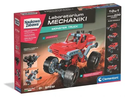 Obrázok produktu pre Clementoni Mechaniki, Monster truck, 8 rok / roky, Čierna, Červená