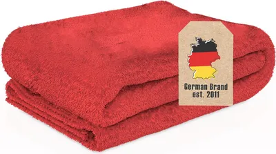 Immagine prodotto di Intirilife coperta morbida e accogliente 200 x 150 cm in ROSSO GLUT - Coperta soffice e calda come coperta da divano coperta da vivere coperta in pile coperta da interno esterno