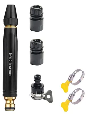 Produktbild von Hochdruckpistole für Gartenschlauch, Wassersprühpistole mit regelbarem Druck für Garten und Autowäsche