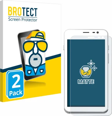 Produktbild von 2x BROTECT Schutzfolie für Pax A77 Displayschutz Displayschutzfolie Folie Matt Entspiegelungsfolie
