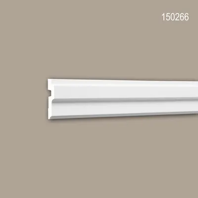 Produktbild von PROFHOME 150266 Eckleiste aus Polyurethan Deckenleiste Stuckleiste 2 m