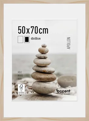 Obrázok produktu pre drevený obrazový rám Apollon, 50x70 cm, príroda