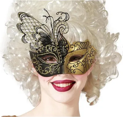 Produktbild von Atosa Maske Golden  Golden One Size