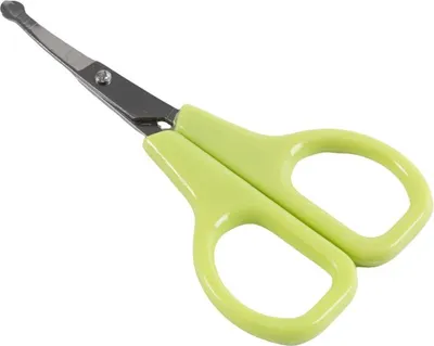 Produktbild von Poupy Poupy Schere mit abgerundeten, kleinkindsicheren Spitzen für mehr Sicherheit und ergonomischen Griff.