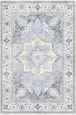 Produktbild von Teppich mit Medaillonmuster, 130 x 185 cm