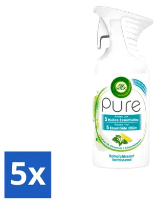 Produktbild von 5 x Air Wick Pure Raumspray - Citroenblüte - 250 ml - Vorteilspackung - 5 Stücke
