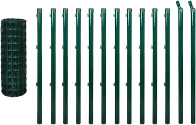 Produktbild von Gartenzaun aus Doppelstabmatten 25 x 0,8 m