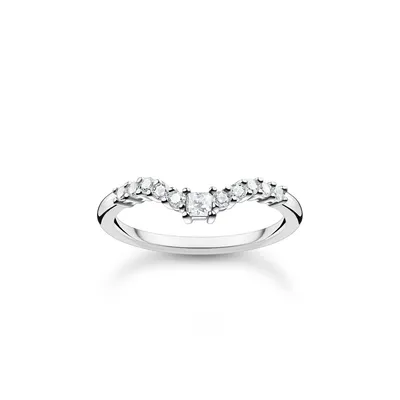 Produktbild von Thomas Sabo TR2398-051-14 Ring Damen Weiße Steine Zirkonia Sterlingsilber Gr. 50
