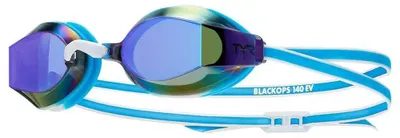 Produktbild von Tyr Black Ops 140ev Junior Mirror Schwimmbrille Weiß,Blau  Kinder Weiß,Blau One Size