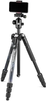 Immagine prodotto di Manfrotto Element MII Mobile Bluetooth Treppiede in alluminio Fotocamere digitali/film 3 gambe Nero
