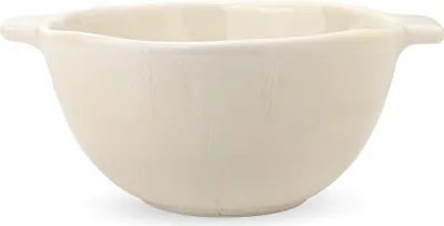 Produktbild von VERLO HANDMADE KISS Schale mit Griffen 600 ml – Große Schüssel in Oat (Haferbeige), Elegantes Modernes Design, Hochwertige Keramik, Ideal für Suppen und Salate, Stilvolles Geschirr, Spülmaschinenfest