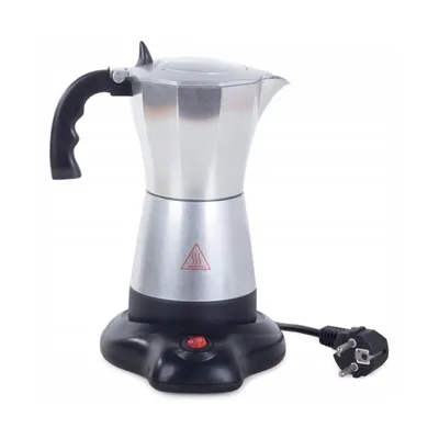 Zdjęcie produktu dla Verk 07065 Czajnik elektryczny Moka 6 - 300 ml srebrny
