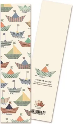 Produktbild von Lesezeichen 9164 Papierboote, 2 Stück – Tassotti