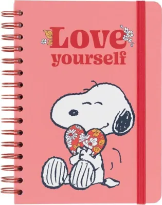 Produktbild von Snoopy Love Yourself A5 Notizbuch