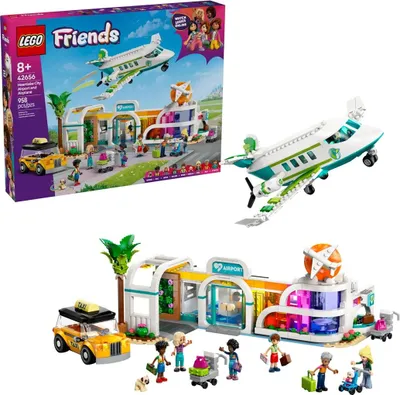 Obrázok produktu pre LEGO Friends Letisko a lietadlo v mestečku Heartlake, Stavebnica, 8 rok / roky, Plast, 958 kusov, 1,61 kg