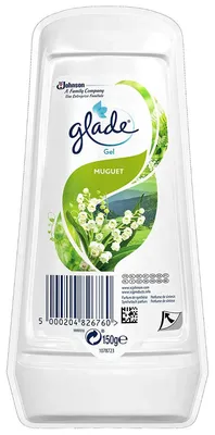 Zdjęcie produktu dla Glade by Brise Gel Muguet, Biały, Plastik, Wewnętrzna, Muguet, 150 g