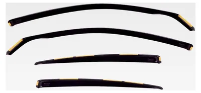 Produktbild von Windabweiser für Honda Civic 5-Türer 2005-2012, Heko Regenabweiser, getönt, Set 4-teilig, vorne, hinten, aerodynamisch