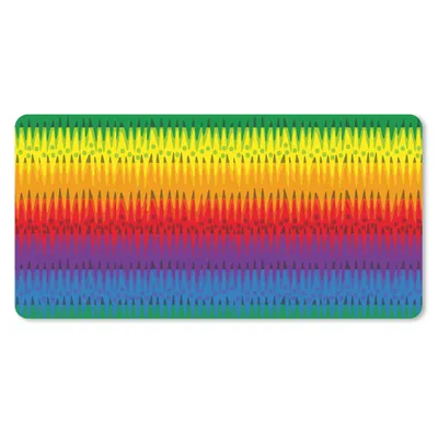 Produktbild von MuchoWow® Schreibtischunterlage Muster - Regenbogen - Abstrakt 80x40 cm - XXL Mauspad - Gaming Mauspad