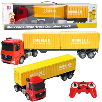 Zdjęcie produktu dla Ciężarówka Z Kontenerem Mercedes-Benz Arocs Zdalnie Sterowana Rc 1:26