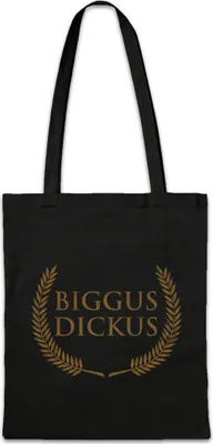 Produktbild von Urban Backwoods Biggus Dickus, Stofftasche, Farbe: Schwarz