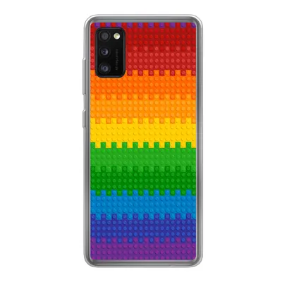 Produktbild von MuchoWow® Handyhülle Schutzhülle Hülle für Samsung Galaxy A41 Patoon - Regenbogen Silikon Softcase Handy Hülle - Mobiltelefon
