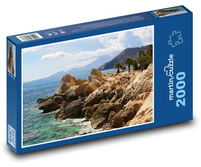 Obrázok produktu pre Puzzle 2000 Pobrežie so skalnými útesmi - martinpuzzle