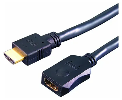 Produktbild von e+p HDMV 402, 2 m, HDMI Typ A (Standard), HDMI Typ A (Standard), 3D, 0,1 Gbit/s, Schwarz