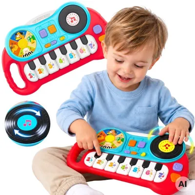 Productafbeelding van Woopie interactieve piano voor kinderen orgel educatieve geluiden