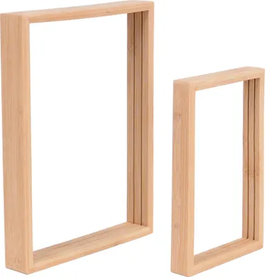 Produktbild von UNUS Fotorahmen Bilderrahmen aus Holz im 2er Set in natur